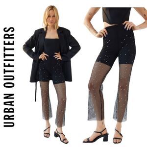 NEW Urban Outfitters UO Maddy Black Fishnet Party Pants
